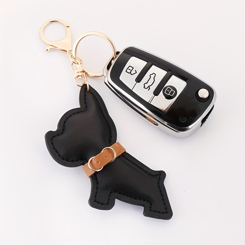 French Bulldog Leather Dog Accessory for Flat-Face Breeds-fadou