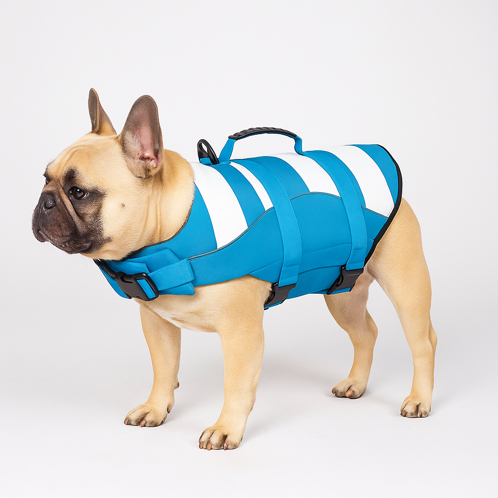 French Bulldog Safe Winter Jacket for Brachycephalic Dogs-fadou