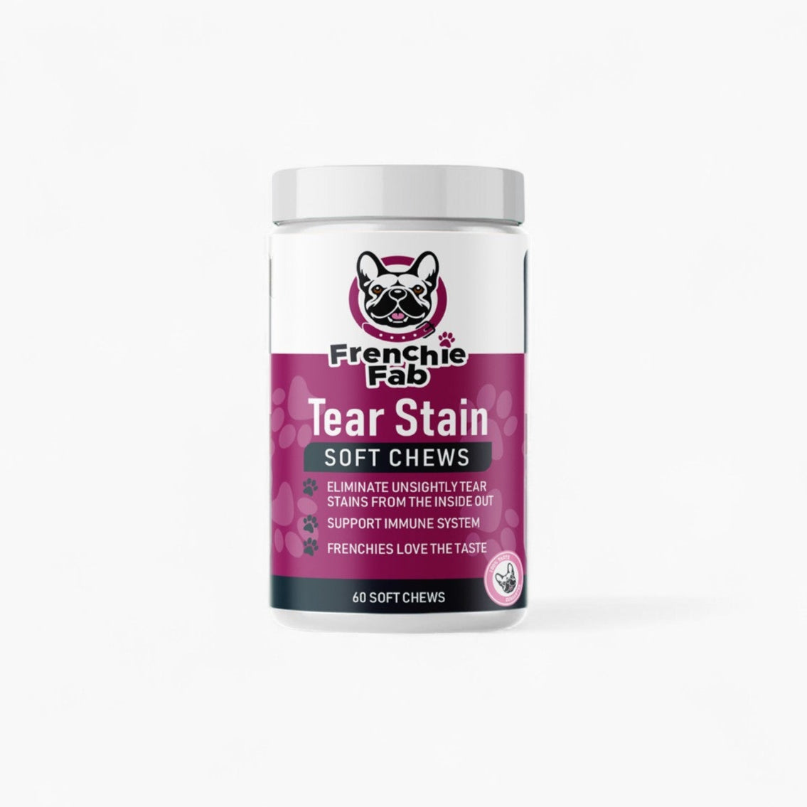 Frenchie Tear Stain Soft Chews – Immune Support for French Bulldogs-fadou
