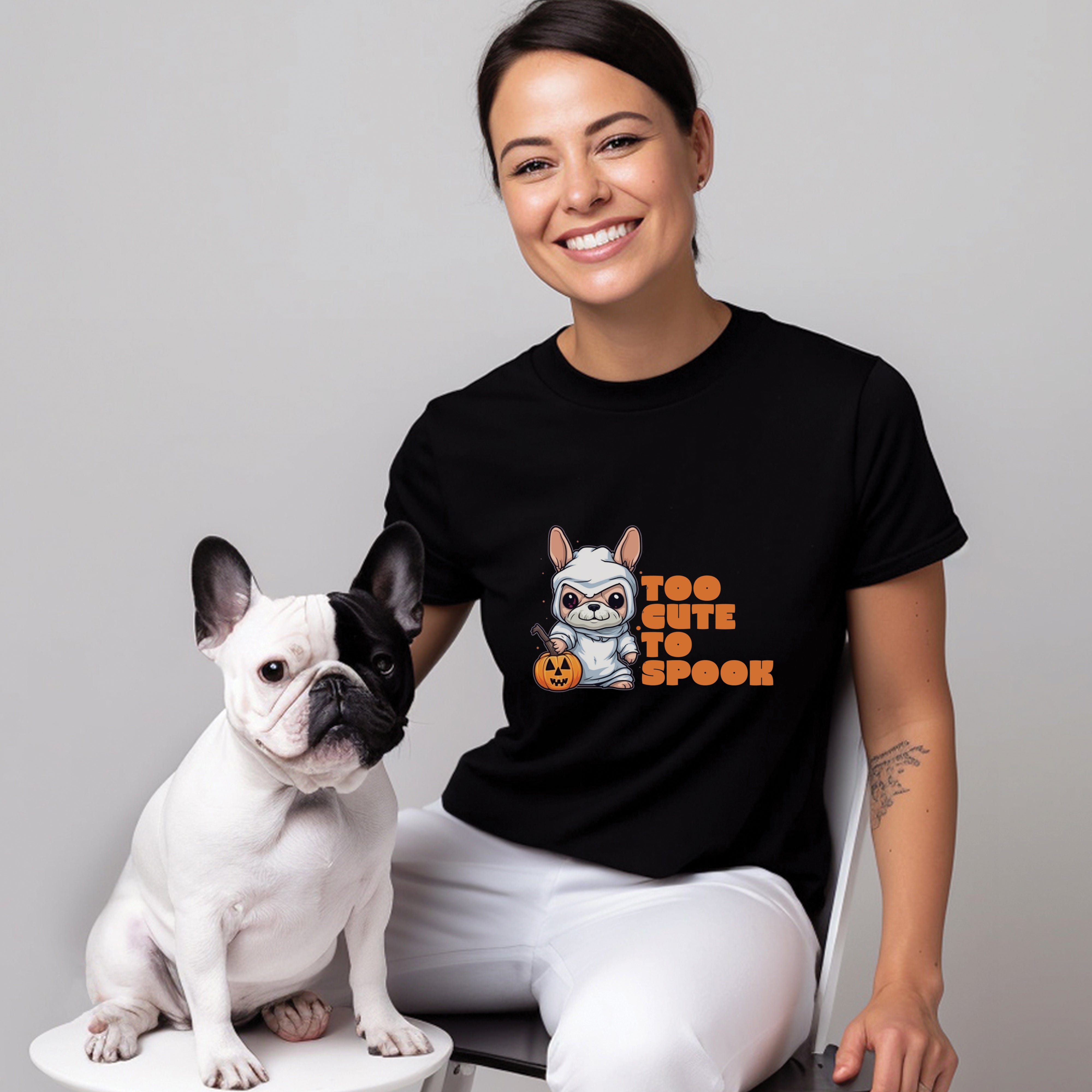 Too Cute - Unisex T-Shirt for French Bulldog Owners and Fans-fadou