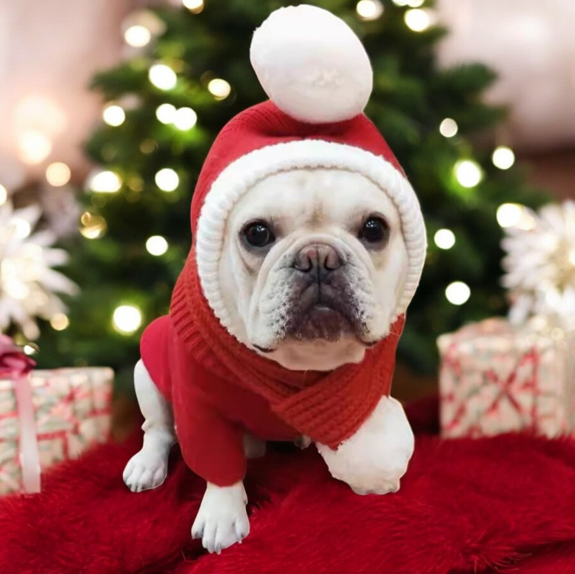 French Bulldog Cozy Cute Dog Hat for Outdoor Adventures-fadou