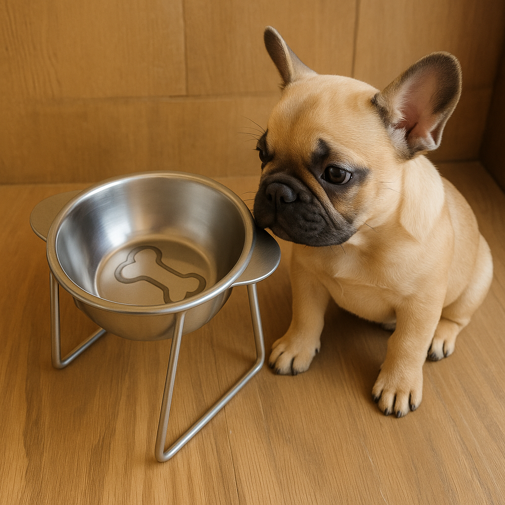 French Bulldog Anti-Slip Food Dish for Short-Nosed Dogs-fadou