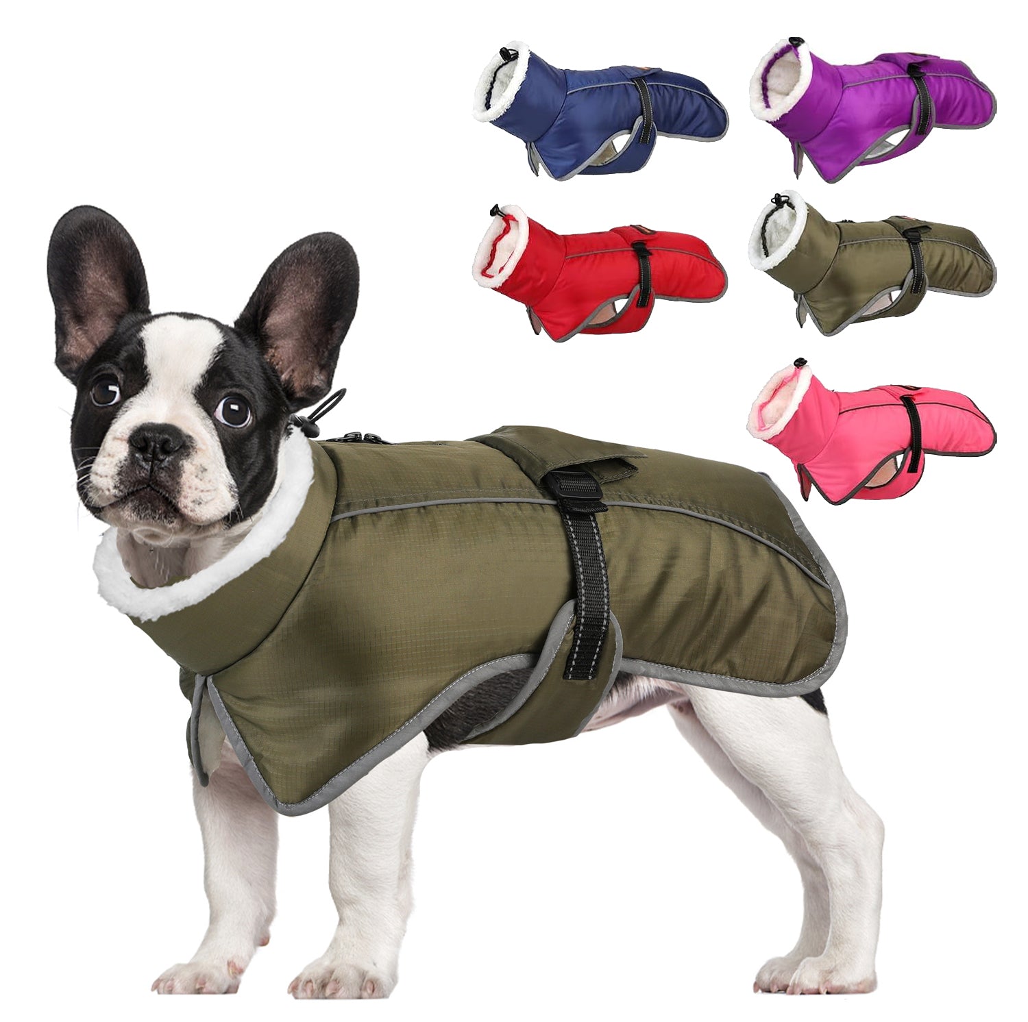 Reflective Adjustable Winter Jacket for Outdoor Adventures-fadou