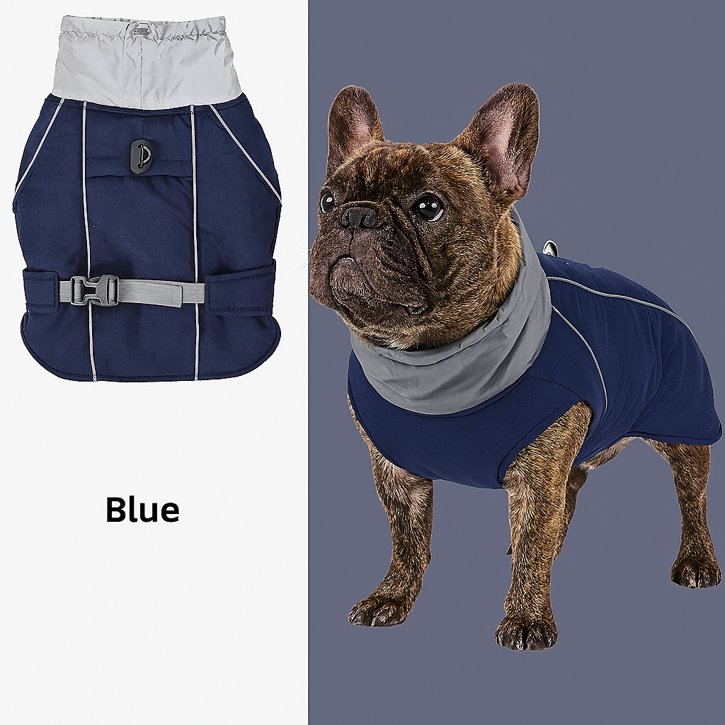 French Bulldog Waterproof Dog Coat for Outdoor Adventures-fadou