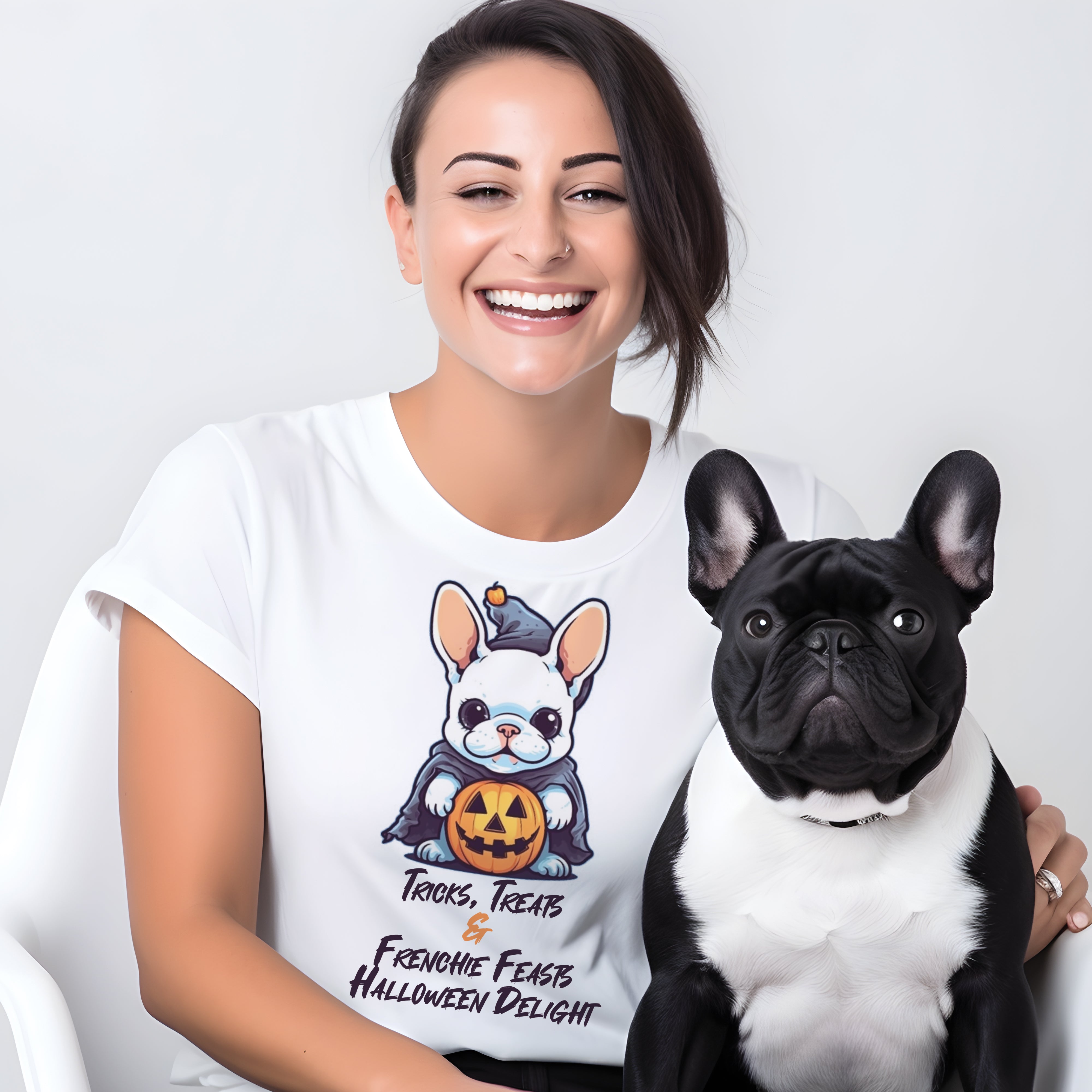 Frenchie's Midnight Howls - Unisex T-Shirt for Everyday Wear-fadou
