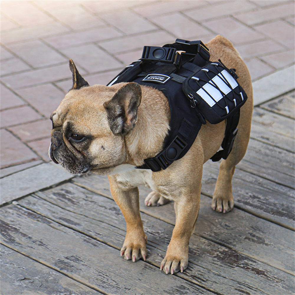 French Bulldog Camouflage Travel Daypack for Everyday Wear-fadou