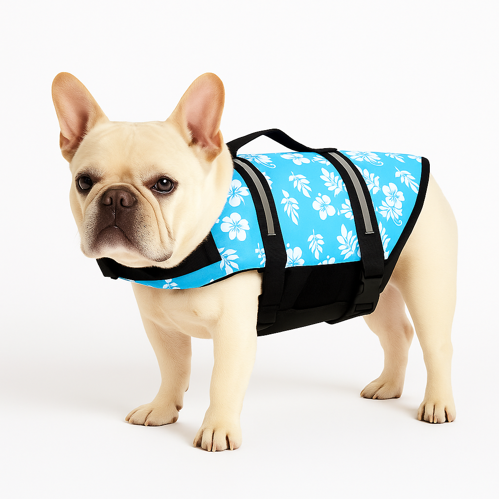 French Bulldog Adjustable Winter Jacket for Brachycephalic Dogs-fadou