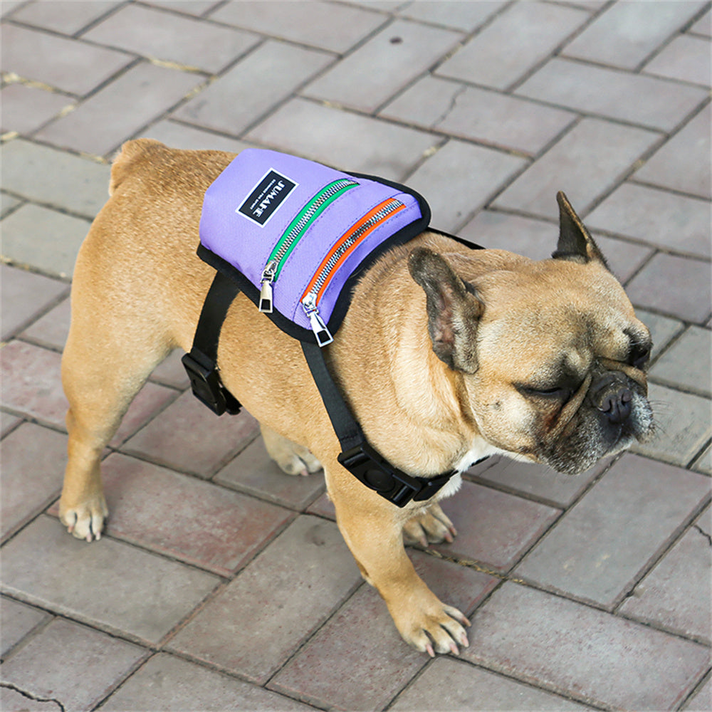 Frenchie Mini Saddle Bag for French Bulldog Owners and Fans-fadou