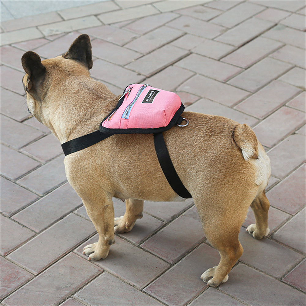 Frenchie Mini Saddle Bag for French Bulldog Owners and Fans-fadou