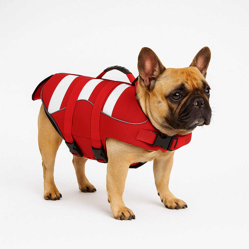 French Bulldog Safe Winter Jacket for Brachycephalic Dogs-fadou
