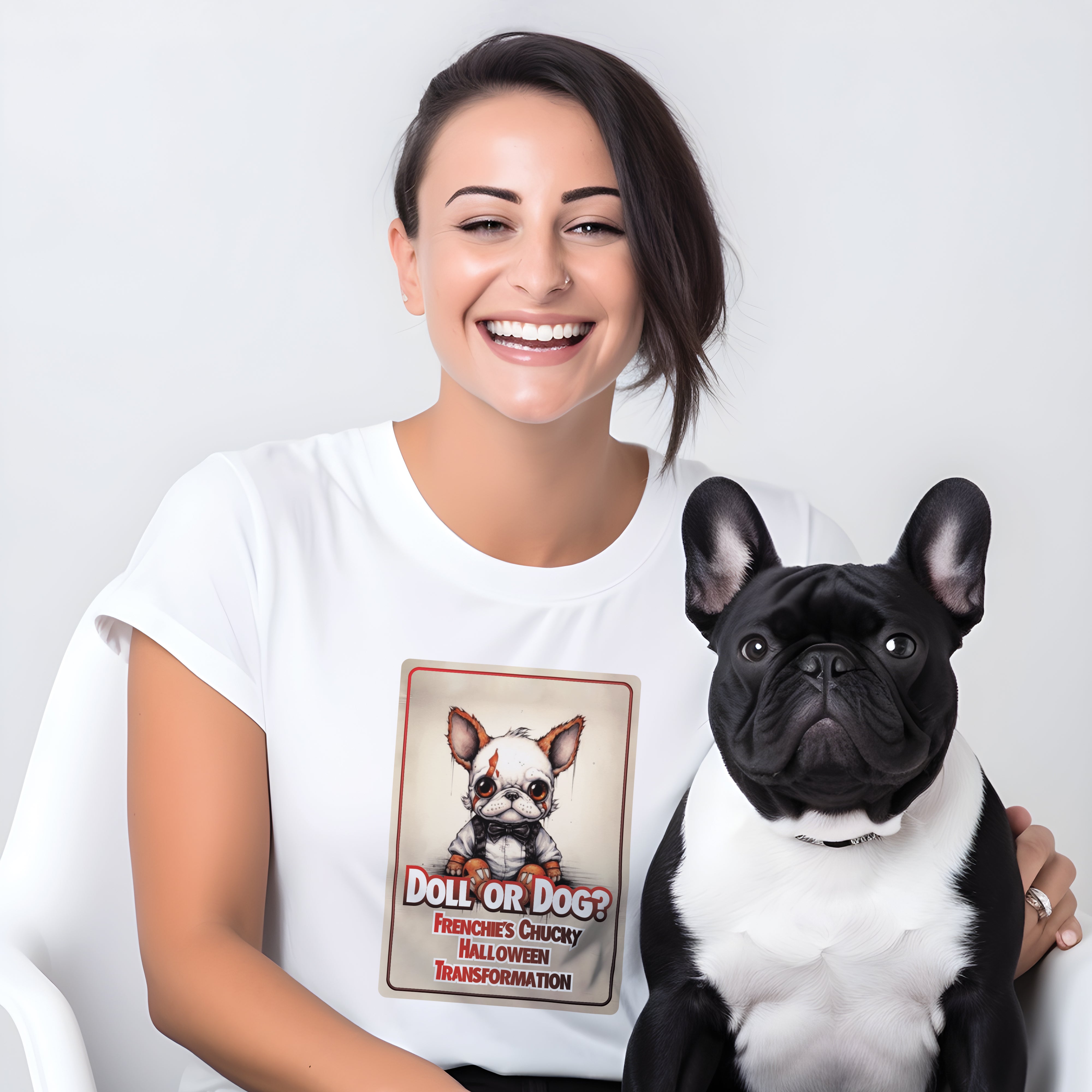 Frenchie X Chucky - Unisex T-Shirt for Dog Lovers and Owners-fadou