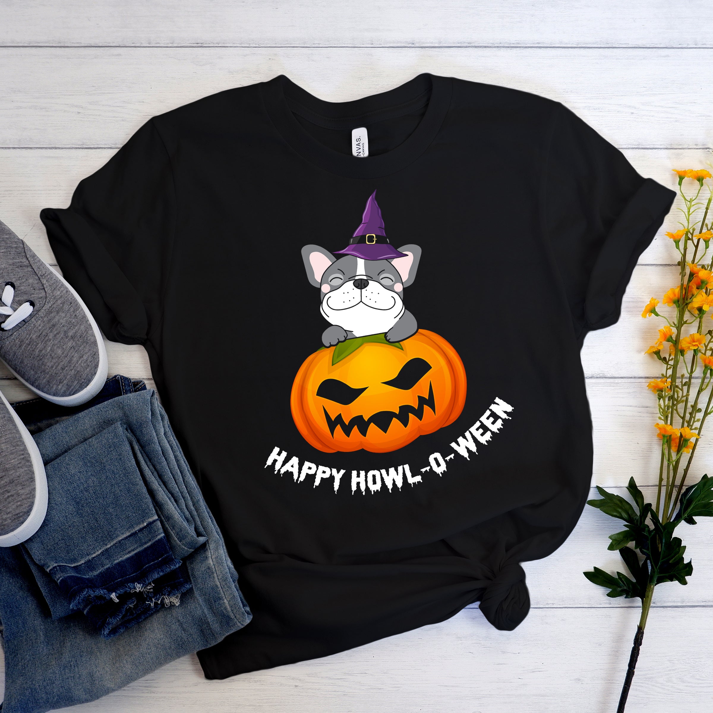 French Bulldog Halloween Unisex Shirt for Bulldog Owners-fadou