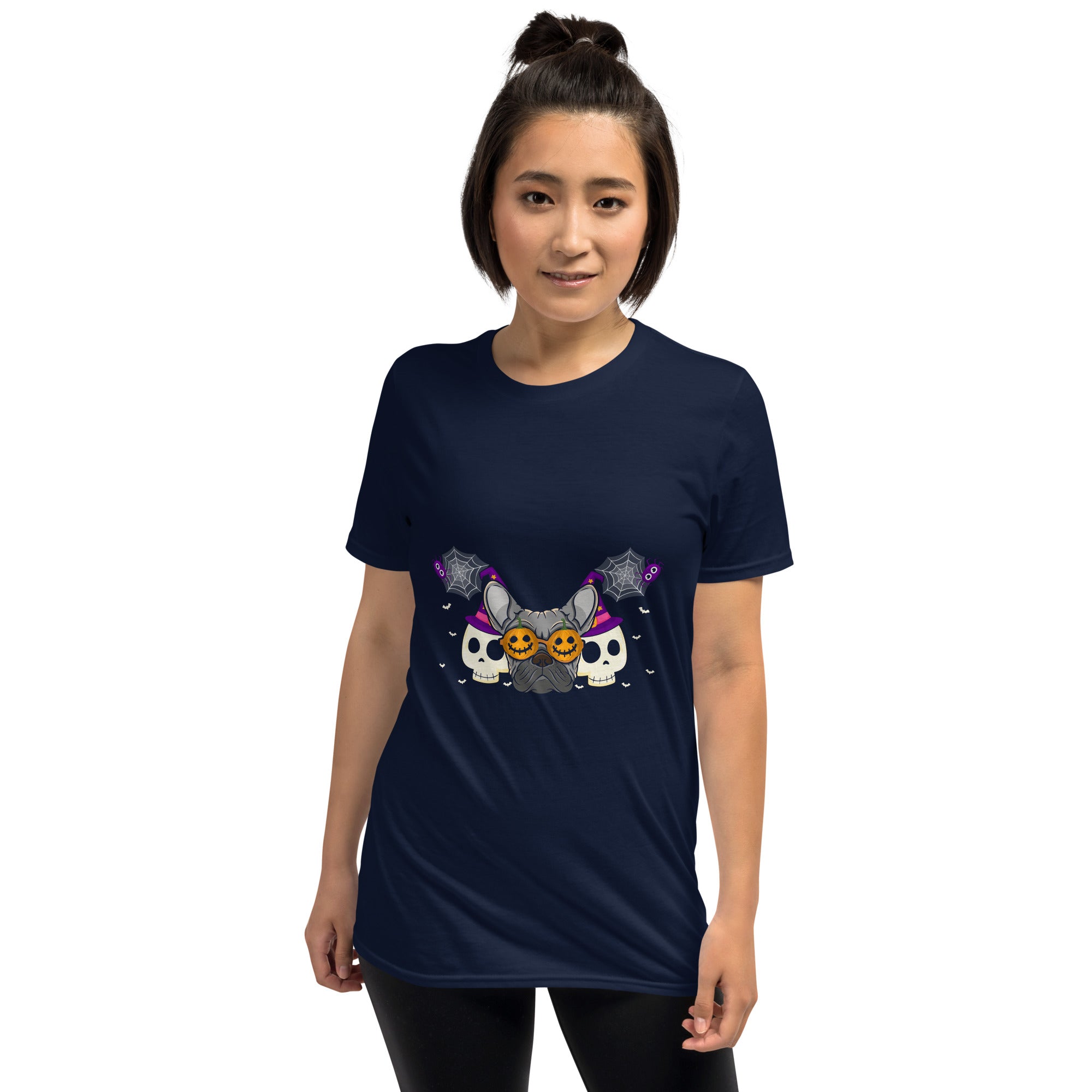 French Bulldog Halloween Cotton T-Shirt for Pet Culture-fadou