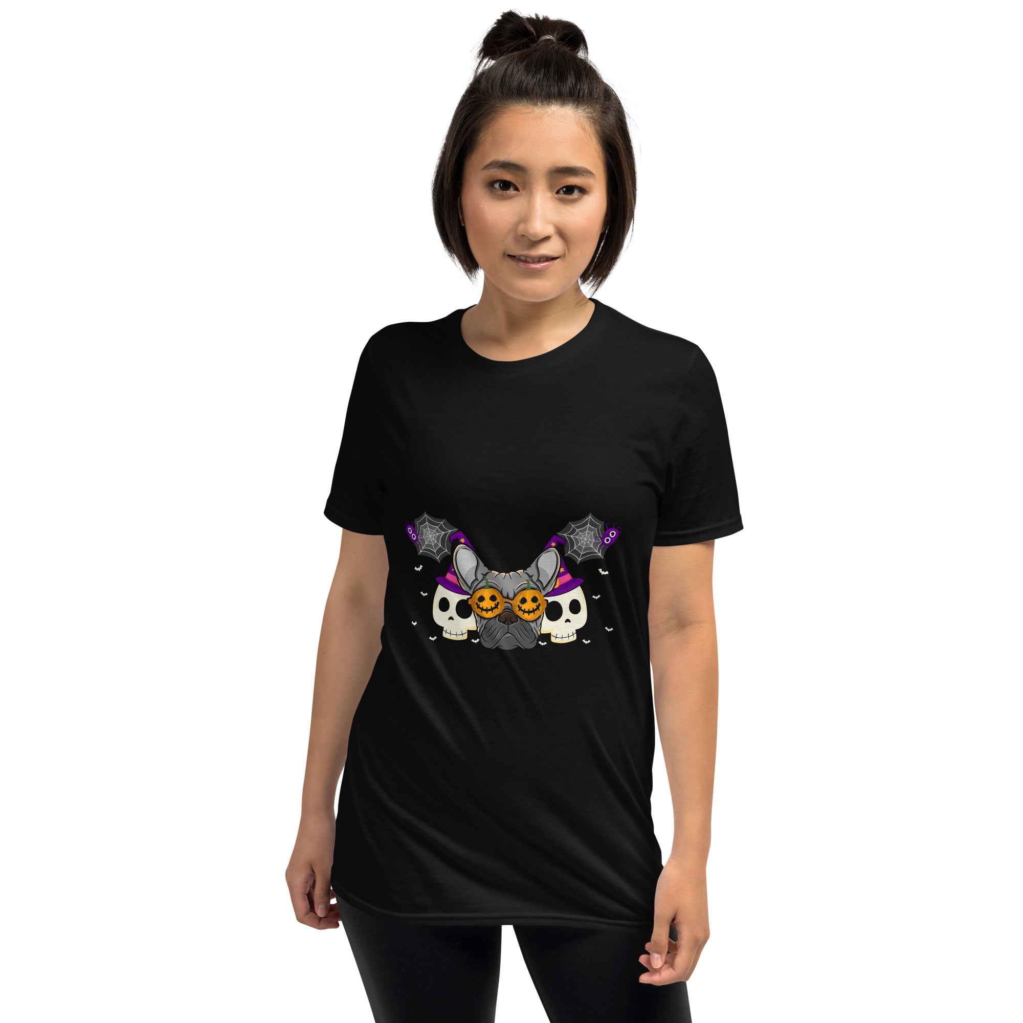 French Bulldog Halloween Cotton T-Shirt for Pet Culture-fadou