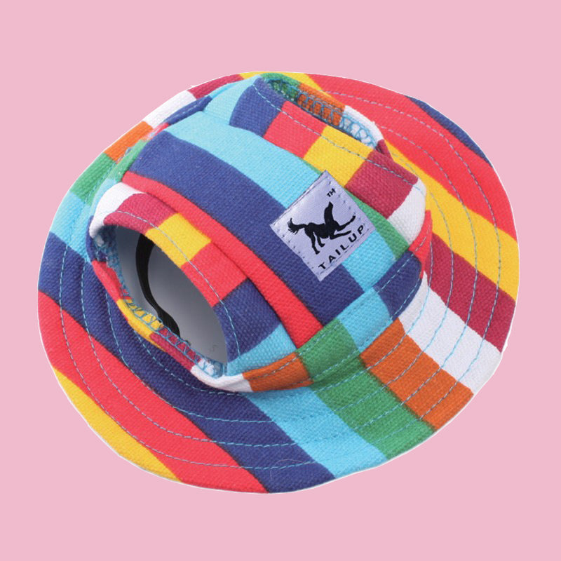 Sun-Savvy Frenchie Grooming Dress up Hat: a for Dog Lovers and Owners-fadou