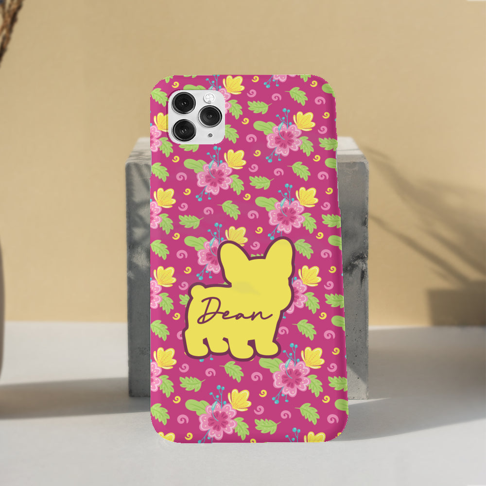 French Bulldog Personalized Phone Case for Frenchie Enthusiasts-fadou