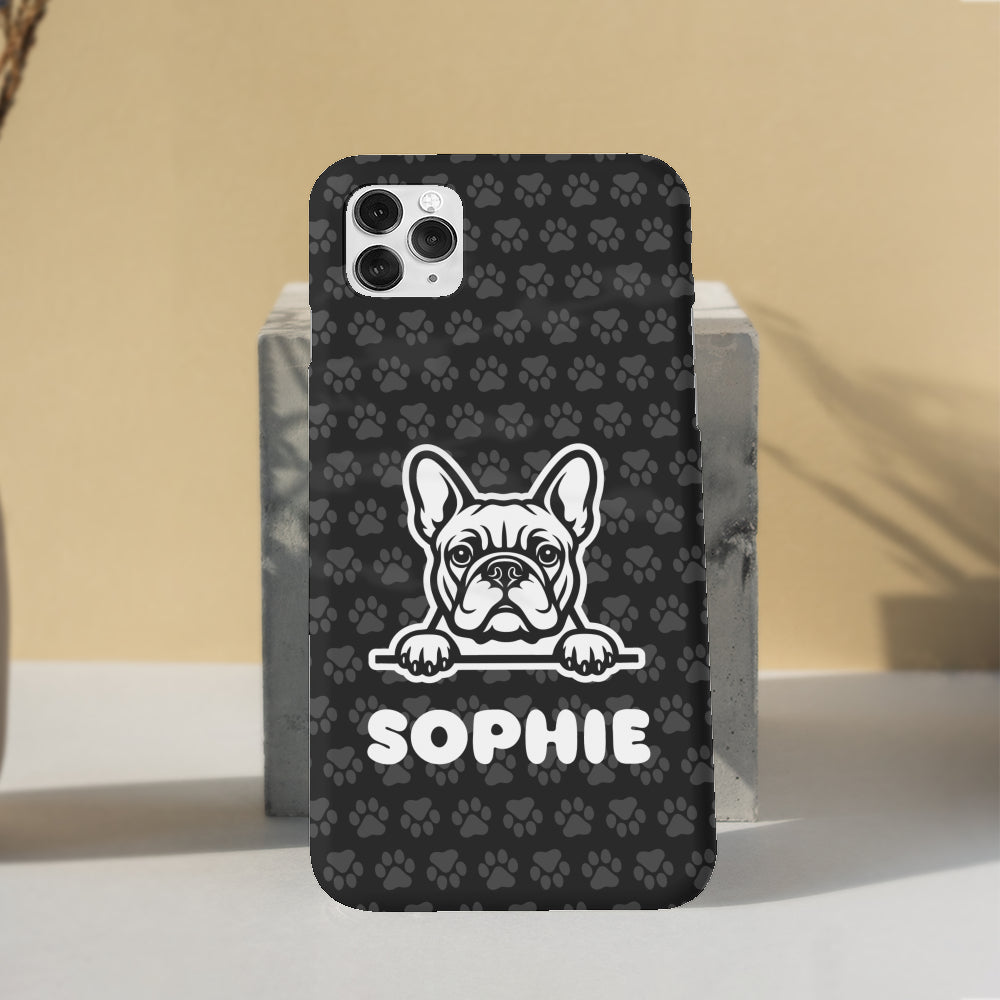 French Bulldog Personalized Phone Case for Dog Moms & Dads-fadou