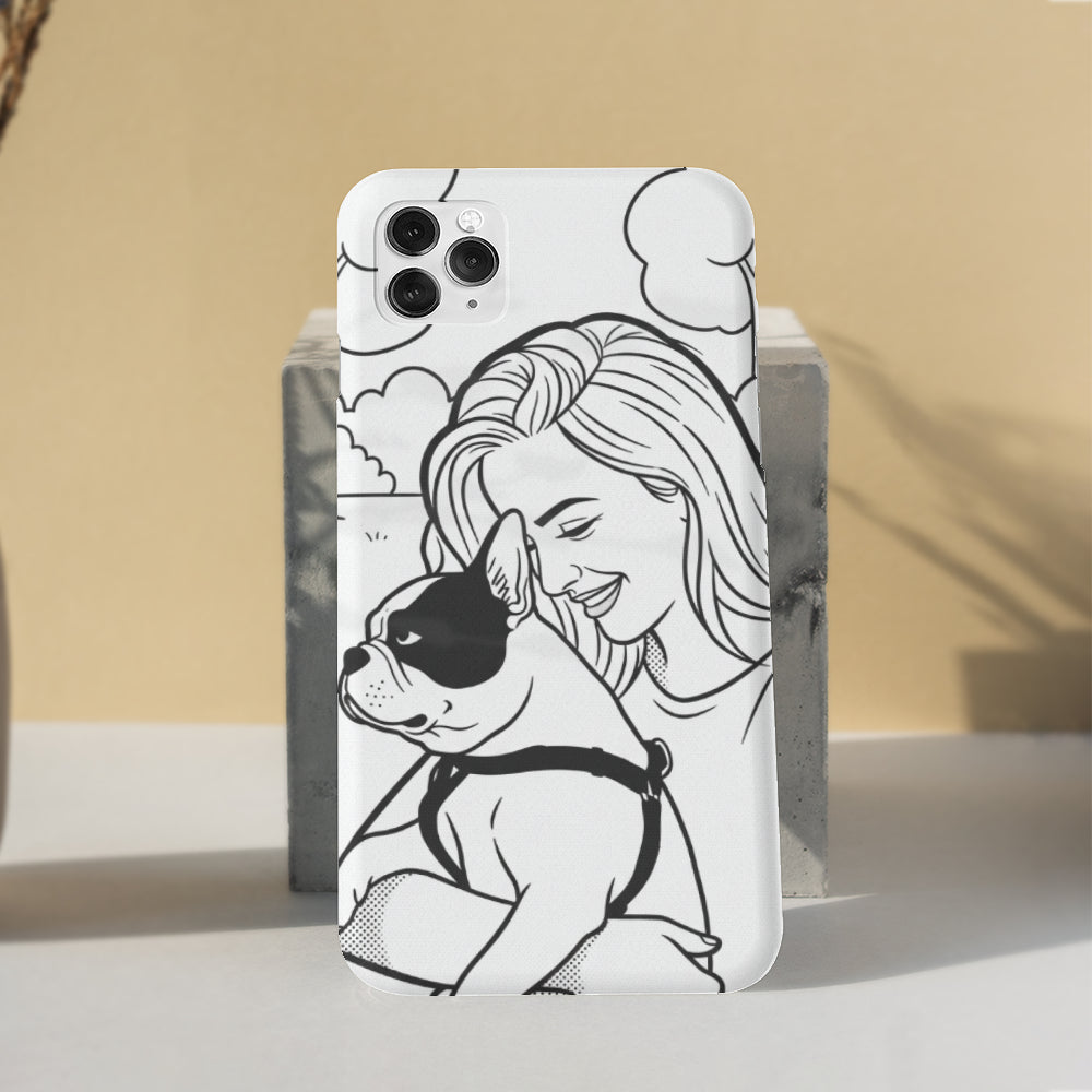 Frenchie Personalized Protective Case for Frenchie Enthusiasts-fadou