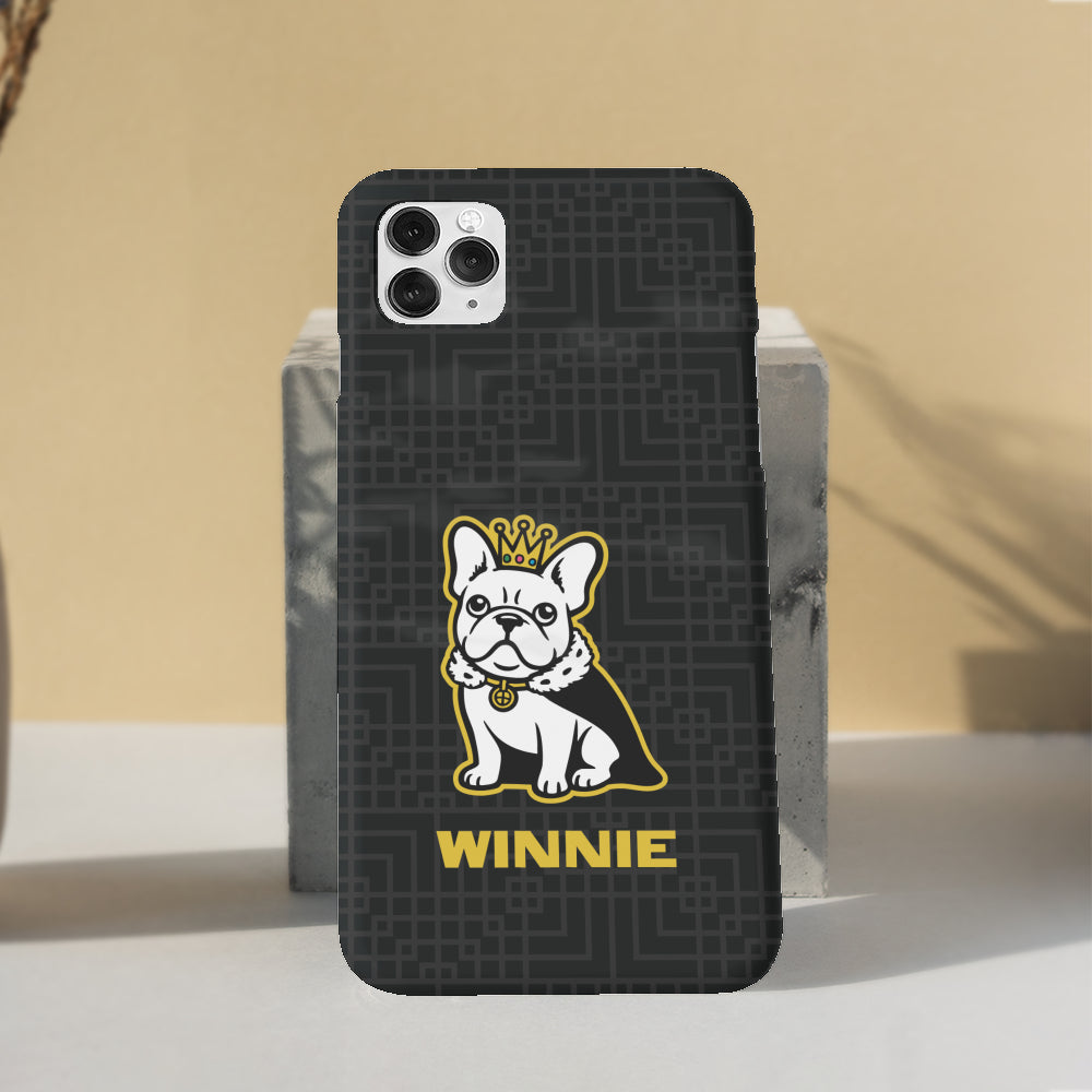 French Bulldog Personalized Slim Phone Shell for Frenchie Enthusiasts-fadou