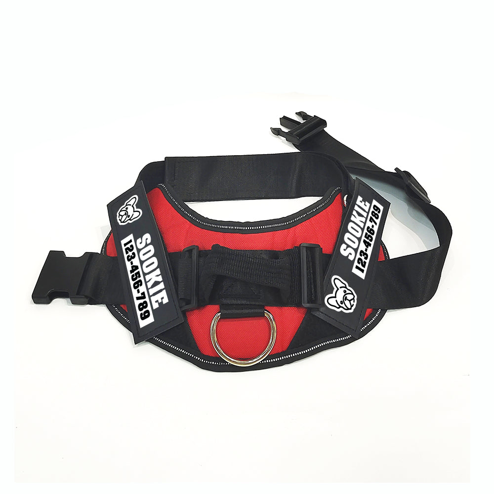French Bulldog Personalized Dog Harness for Cozy Nights-fadou