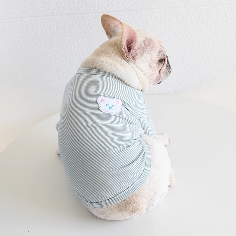 French Bulldog Breathable Graphic Tee for Everyday Wear-fadou