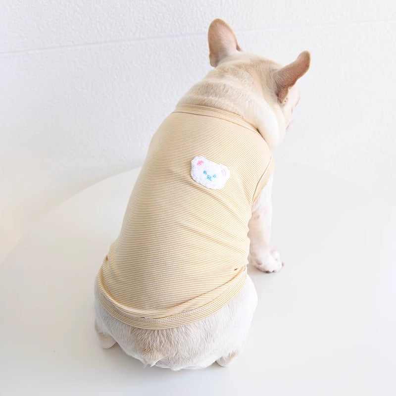 French Bulldog Breathable Graphic Tee for Everyday Wear-fadou