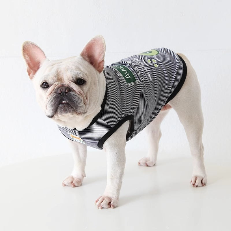 French Bulldog Breathable Graphic Tee for Everyday Wear-fadou