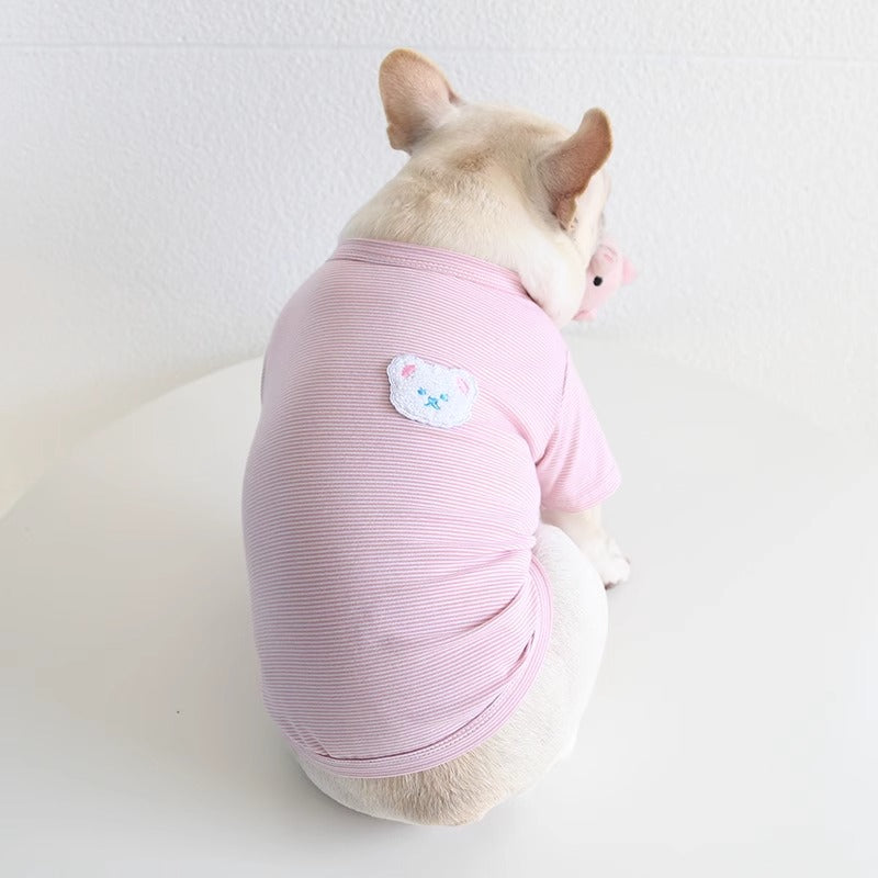 French Bulldog Breathable Graphic Tee for Everyday Wear-fadou