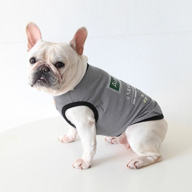 French Bulldog Breathable Graphic Tee for Everyday Wear-fadou
