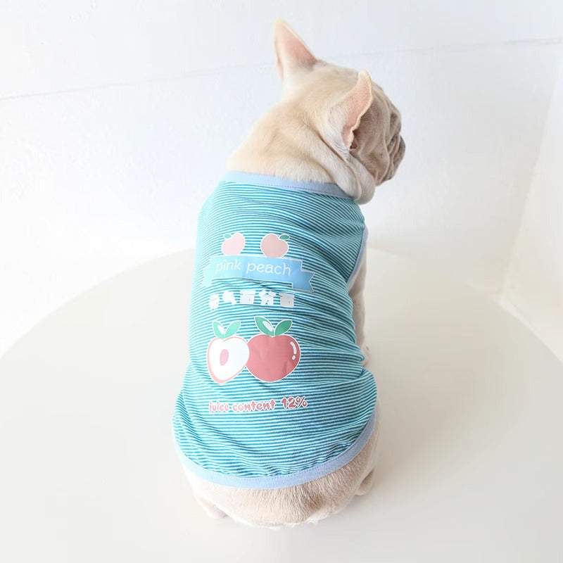 French Bulldog Breathable Graphic Tee for Everyday Wear-fadou