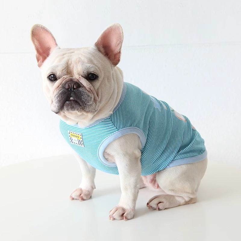 French Bulldog Breathable Graphic Tee for Everyday Wear-fadou