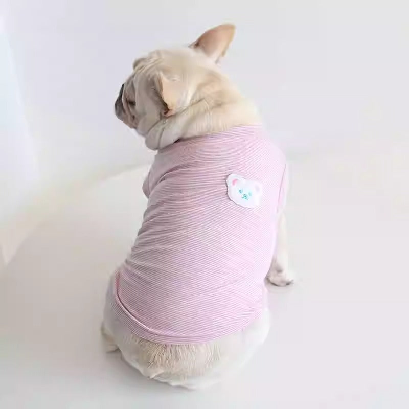 French Bulldog Breathable Graphic Tee for Everyday Wear-fadou