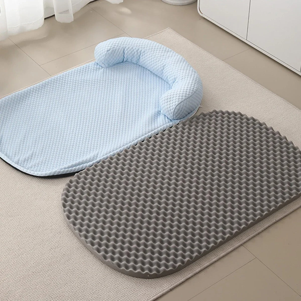 French Bulldog Breathable Pet Bed for Outdoor Adventures-fadou