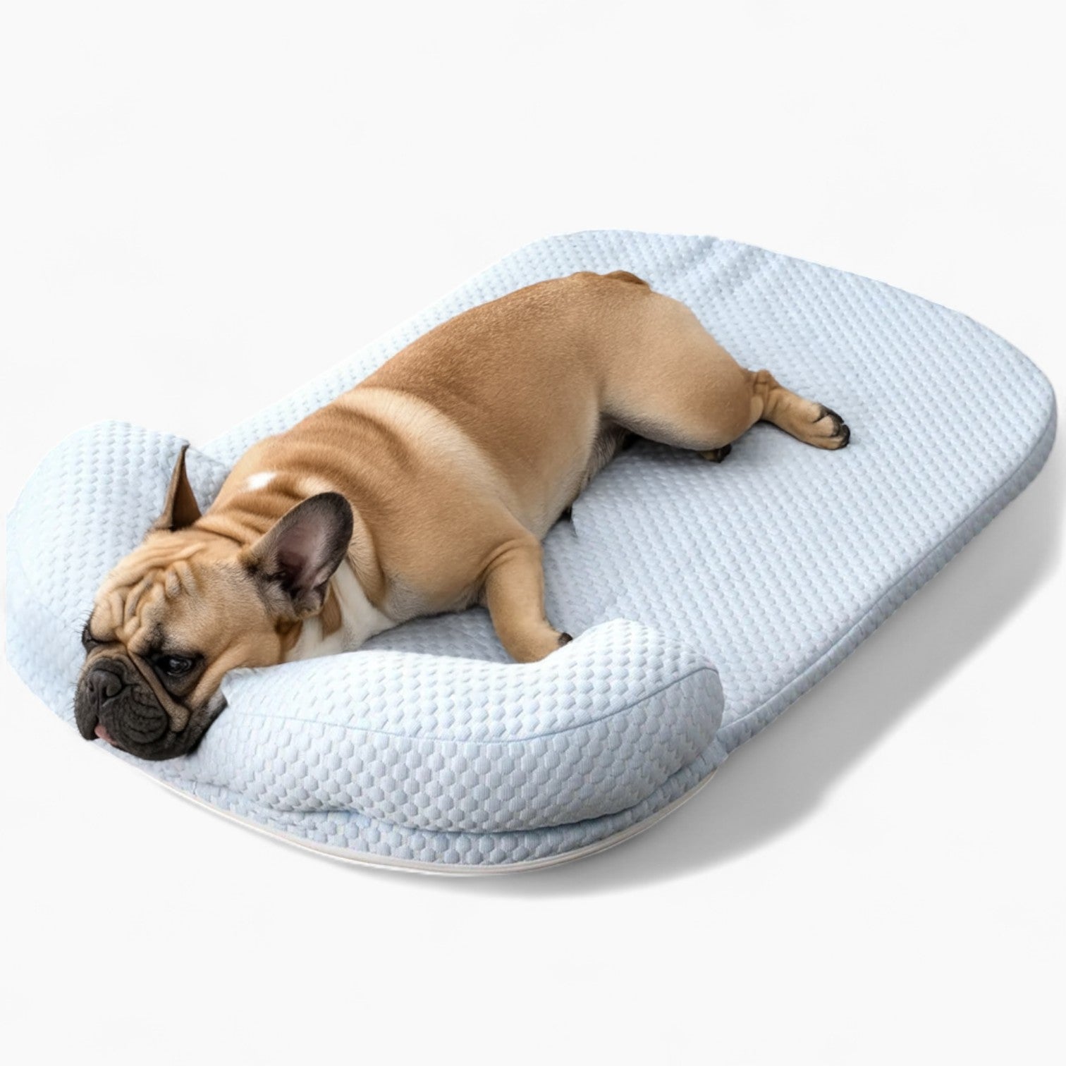 French Bulldog Breathable Pet Bed for Outdoor Adventures-fadou