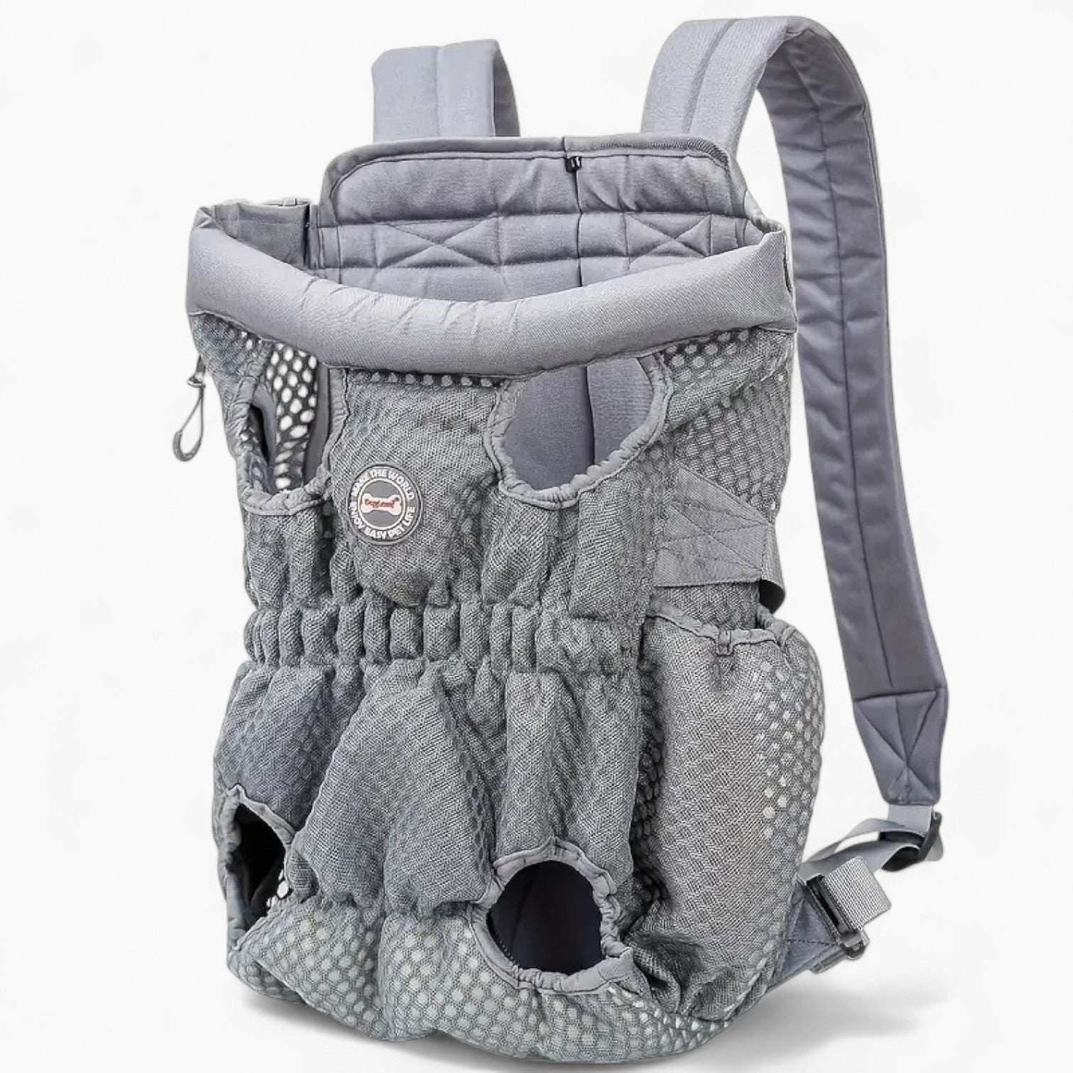 French Bulldog Breathable Travel Sling for Flat-Face Breeds-fadou
