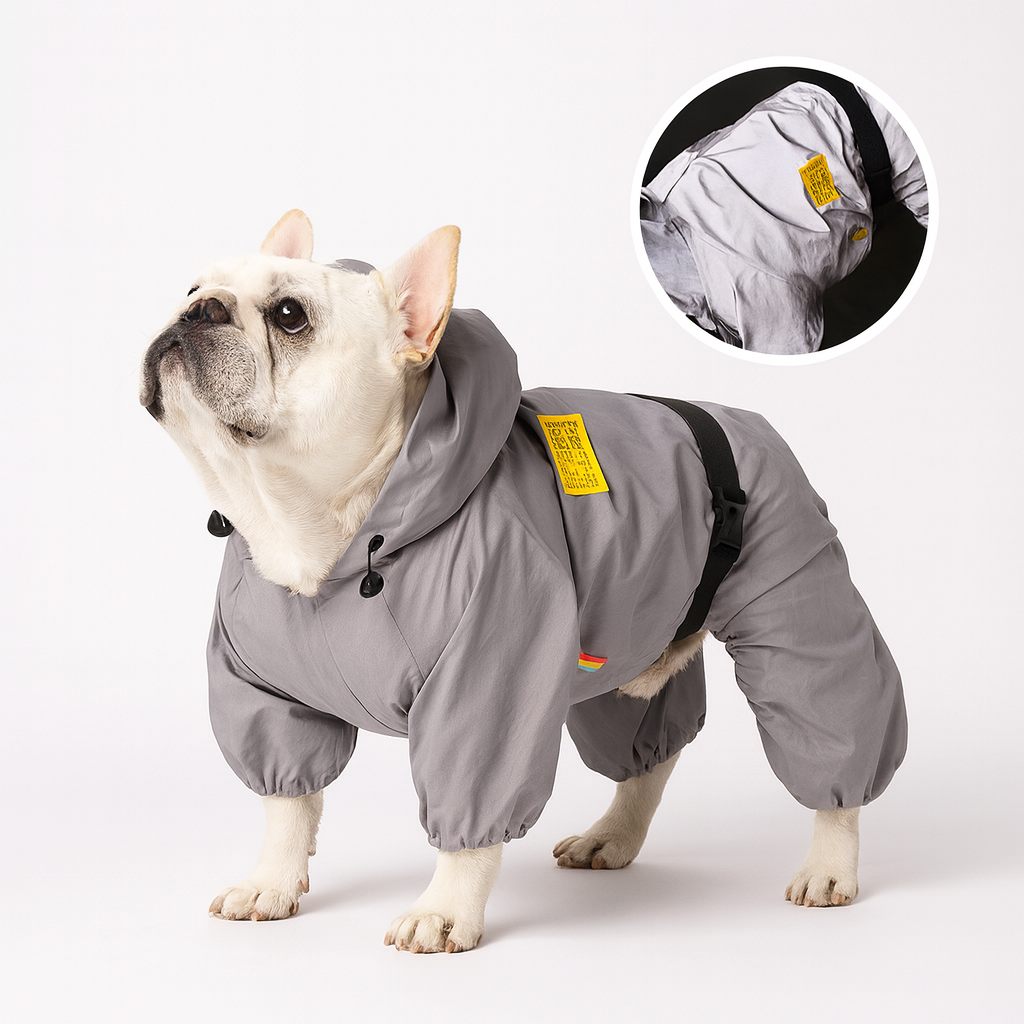 French Bulldog Soft Waterproof Coat for Training Sessions-fadou