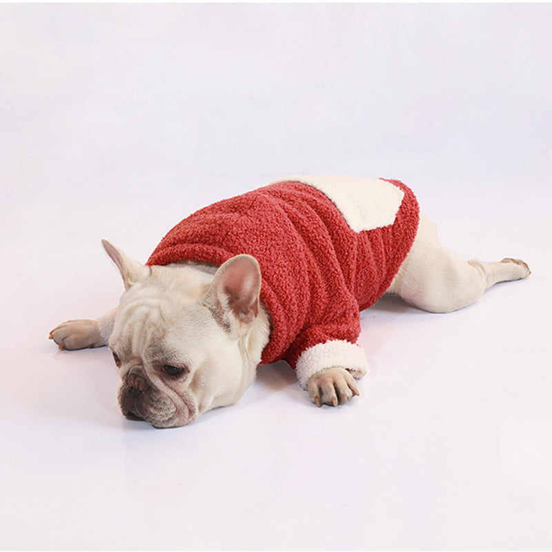 French Bulldog Plush Dog Mom Hoodie for Frenchie Enthusiasts-fadou