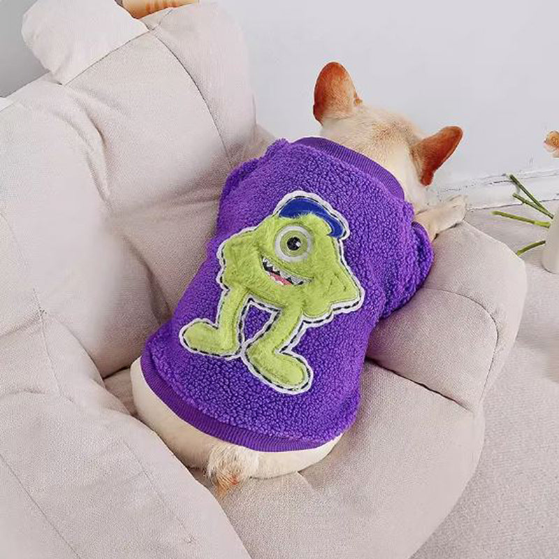 French Bulldog Plush Dog Mom Hoodie for Frenchie Enthusiasts-fadou