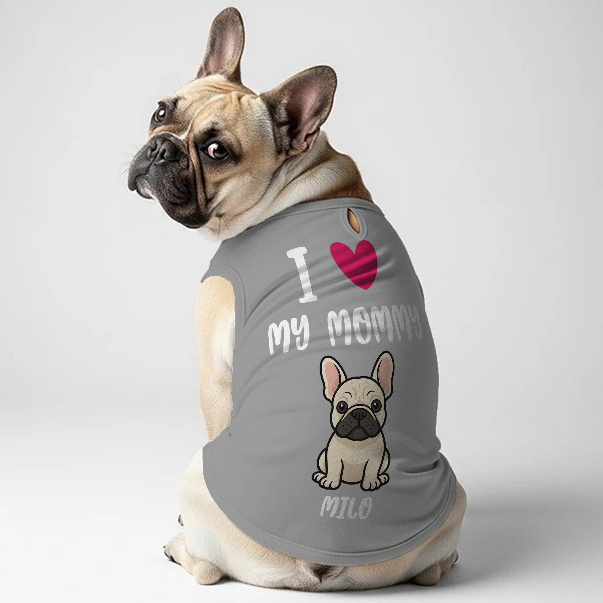 French Bulldog Personalized Unisex Shirt for Dog Moms & Dads-fadou