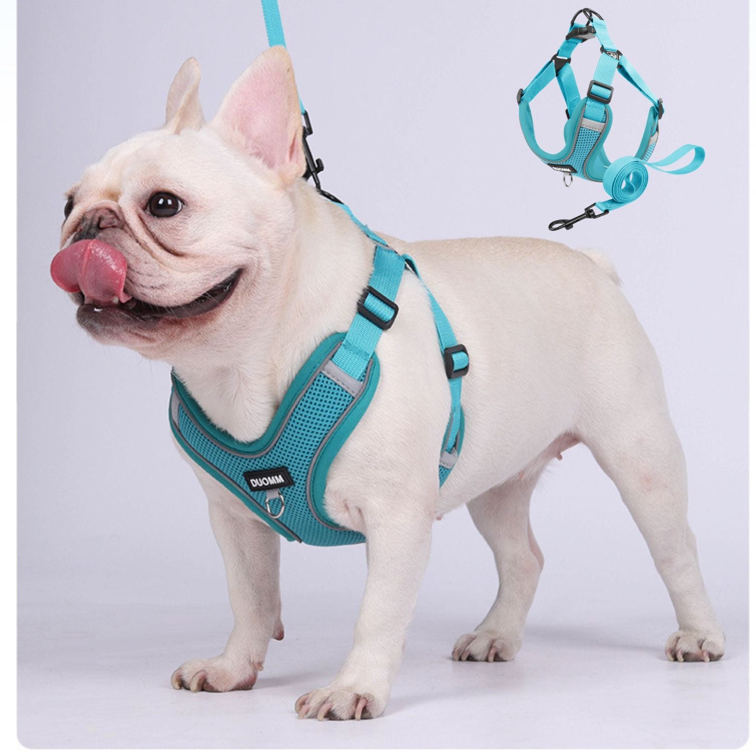 Explosion-Proof No-Pull Dog Harness for Short-Nosed Dogs-fadou