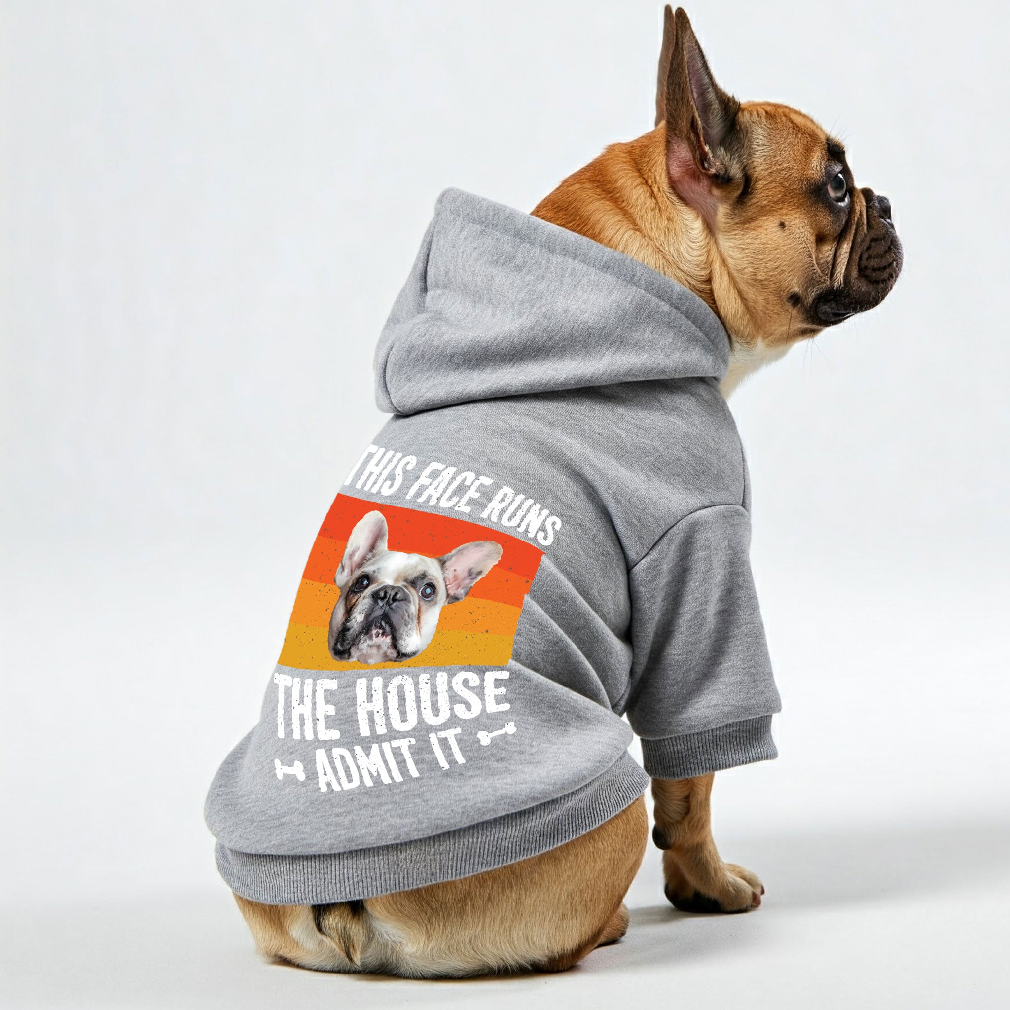 This French Bulldog Pet Sweatshirt for Short-Nosed Dogs-fadou
