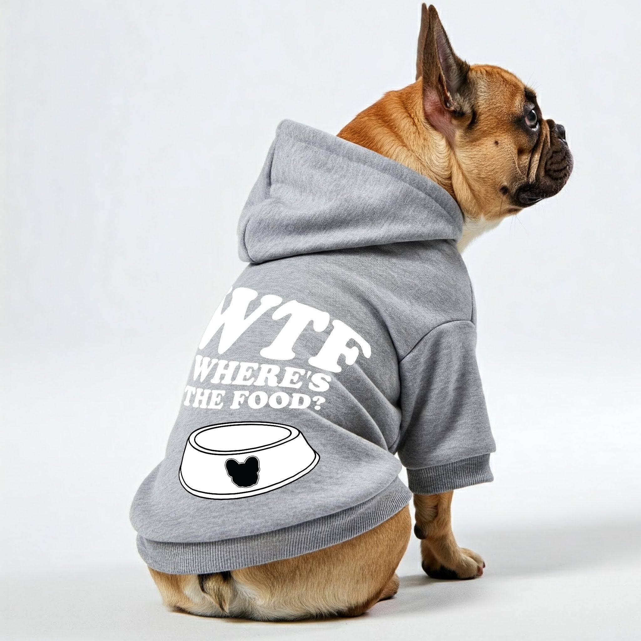 Personalized Cozy Fleece Hoodie for Frenchie Enthusiasts-fadou