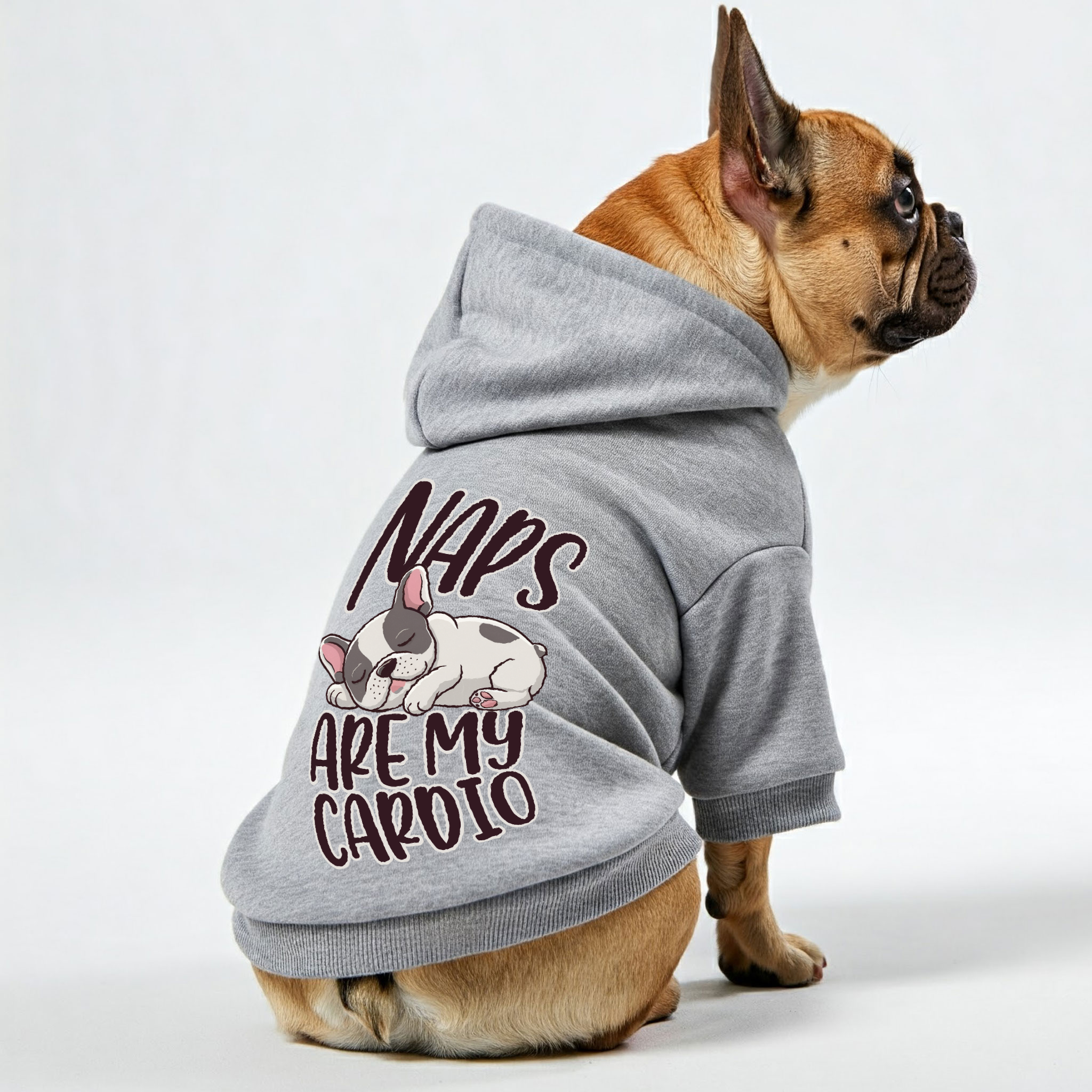 Naps French Bulldog Cozy Hoodie for Brachycephalic Dogs-fadou