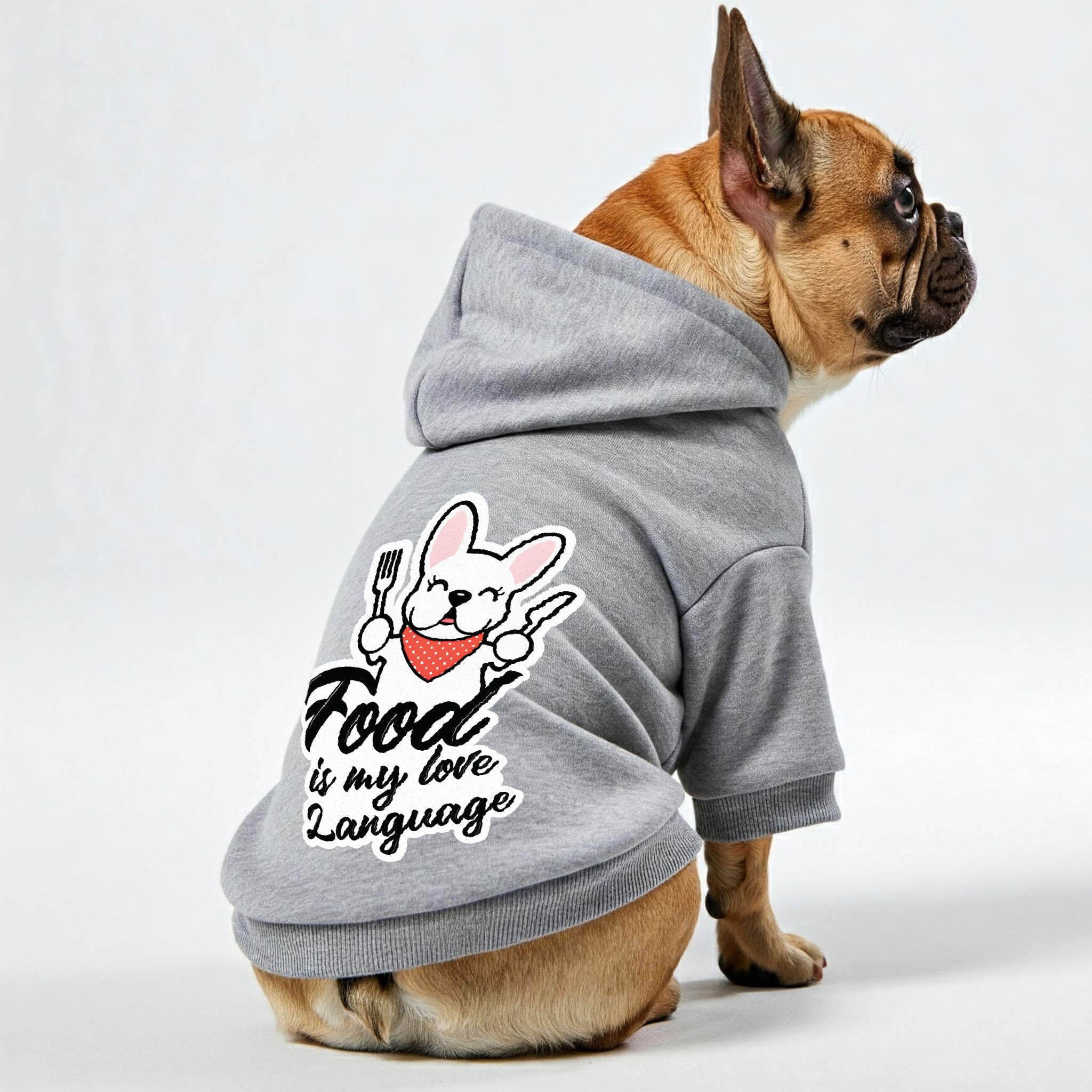 French Bulldog Personalized Dog Hoodie for Outdoor Adventures-fadou