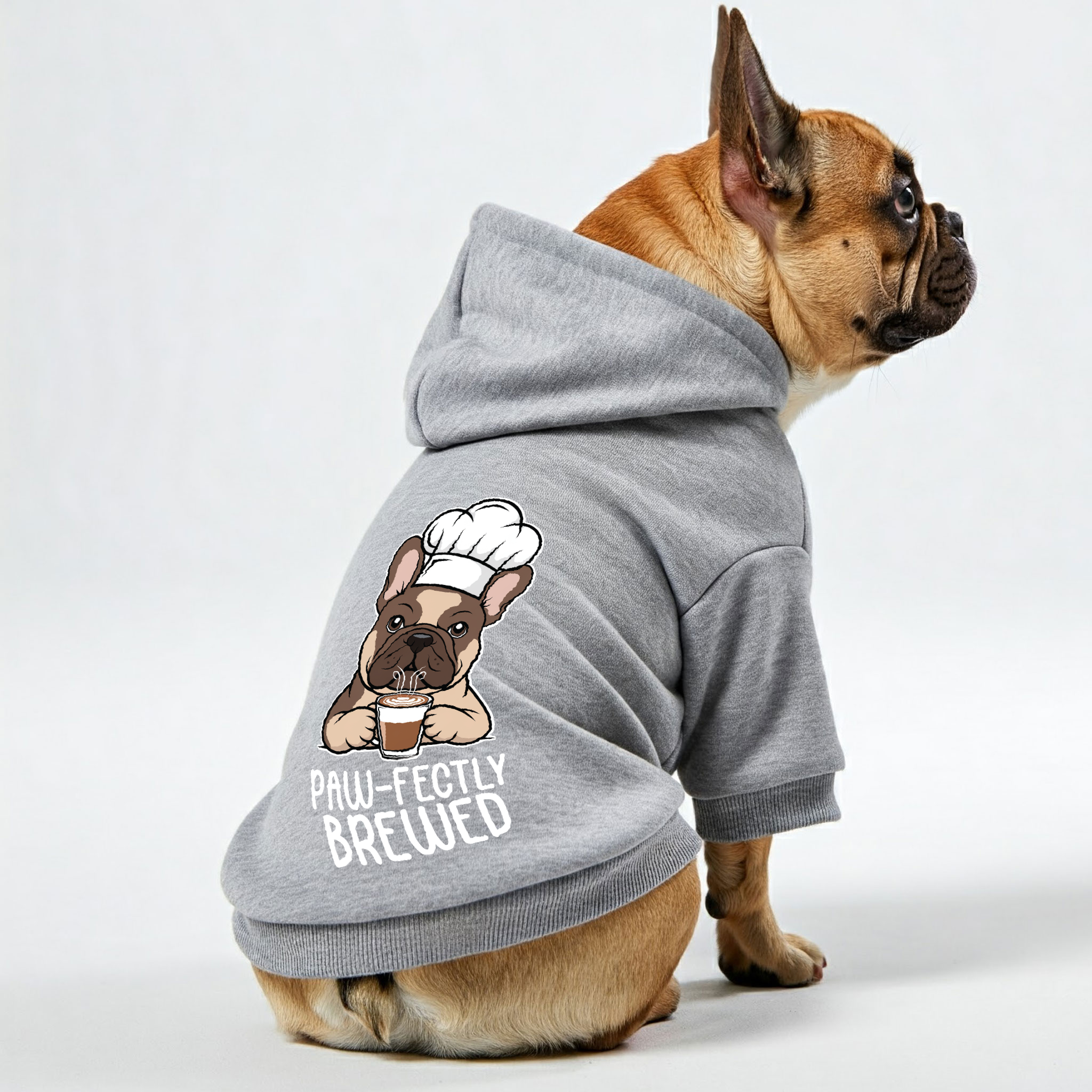 French Bulldog Stylish Pet Sweatshirt for Short-Nosed Dogs-fadou
