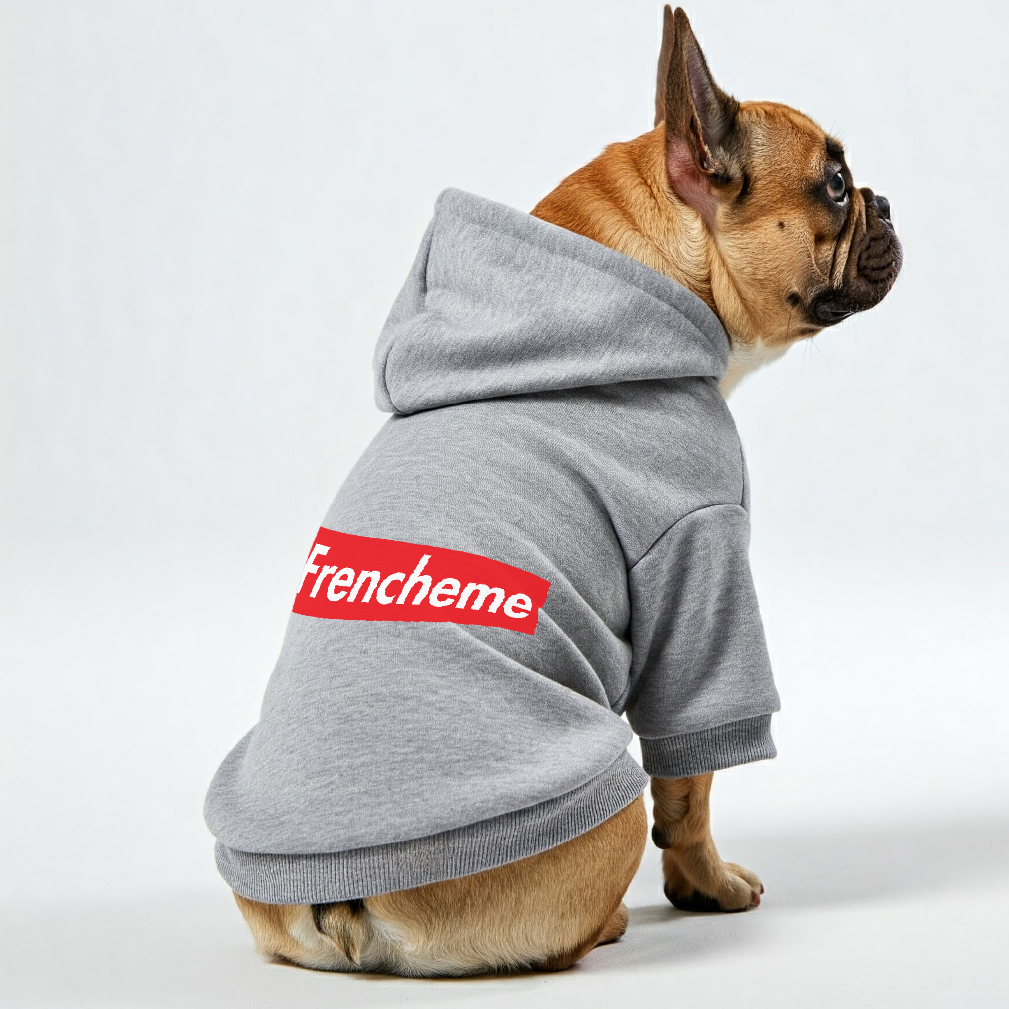 Frenchie Personalized Pet Sweatshirt for Short-Nosed Dogs-fadou