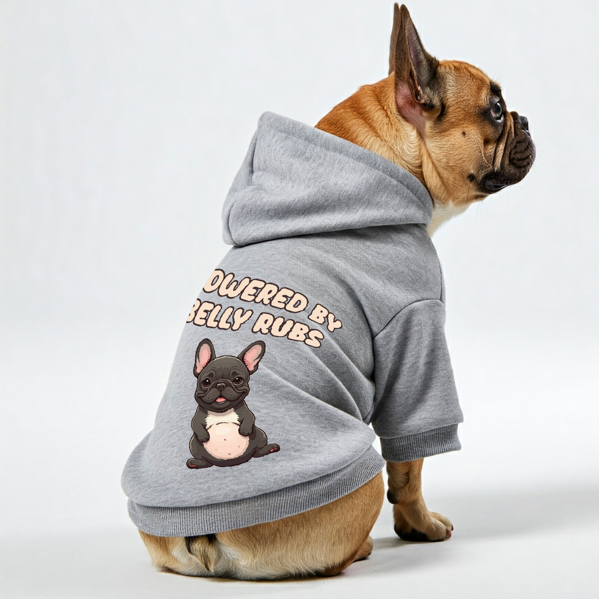 Powered French Bulldog Dog Hoodie for Brachycephalic Dogs-fadou