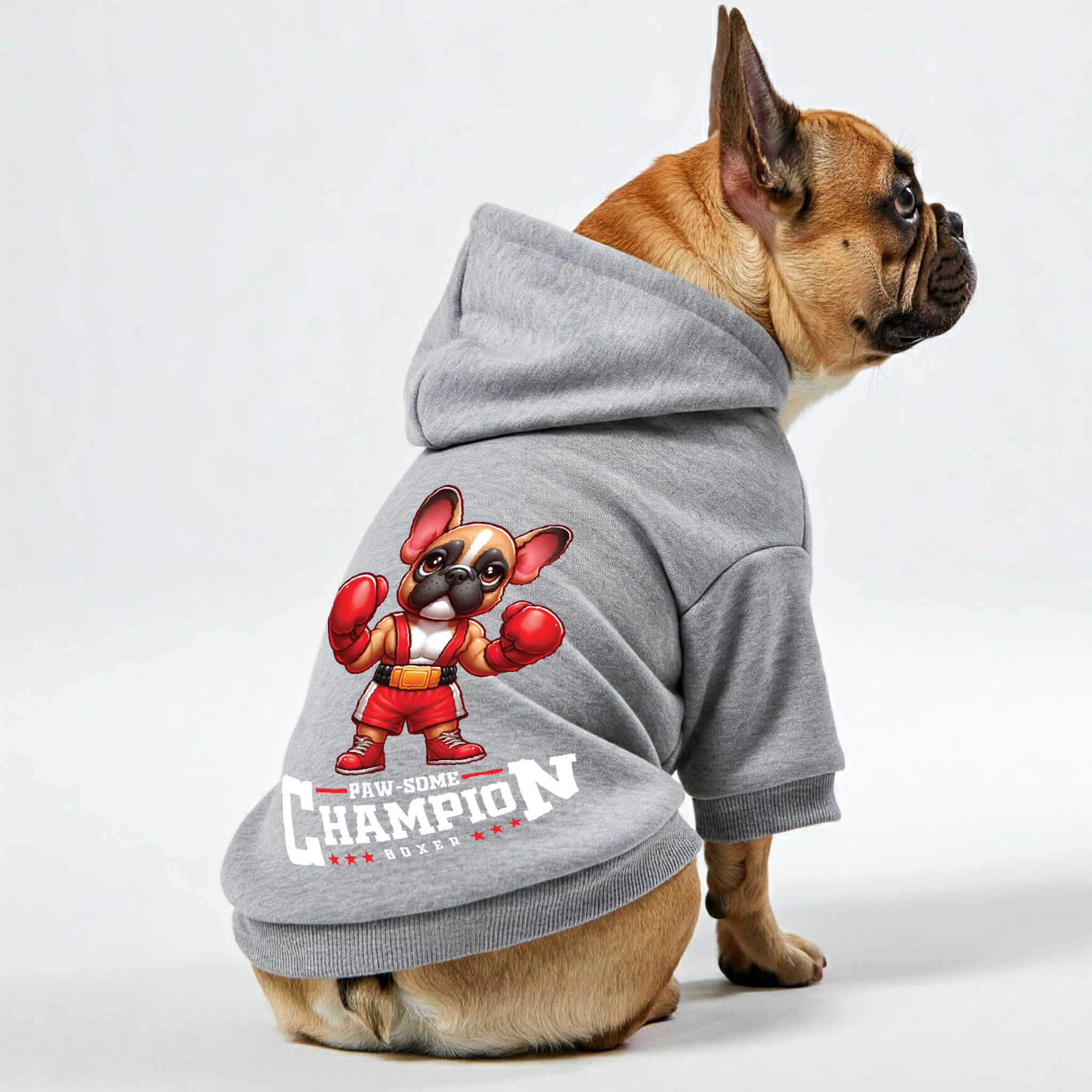 PAWSOME French Bulldog Dog Hoodie for Brachycephalic Dogs-fadou