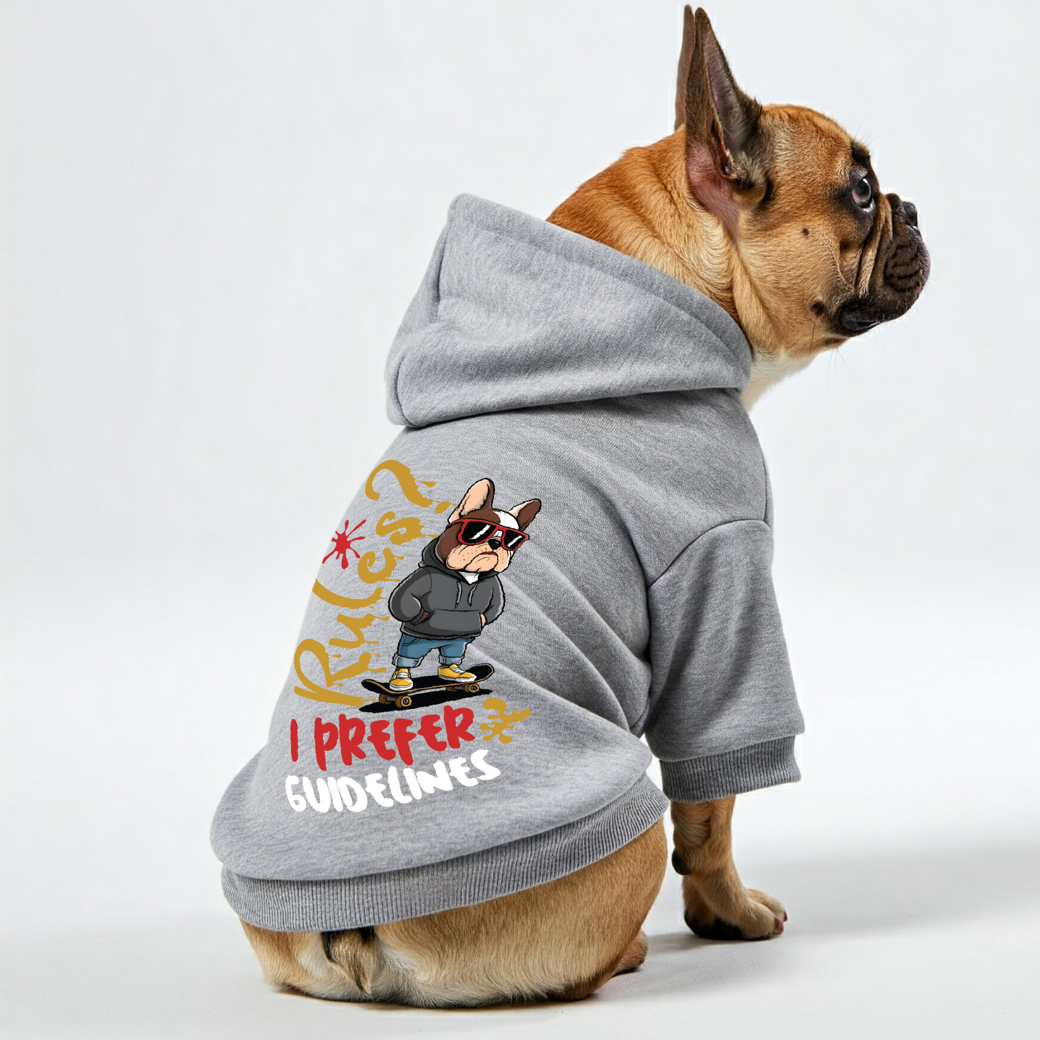 Rules? I Prefer Guidelines - Personalized French for French Bulldogs-fadou