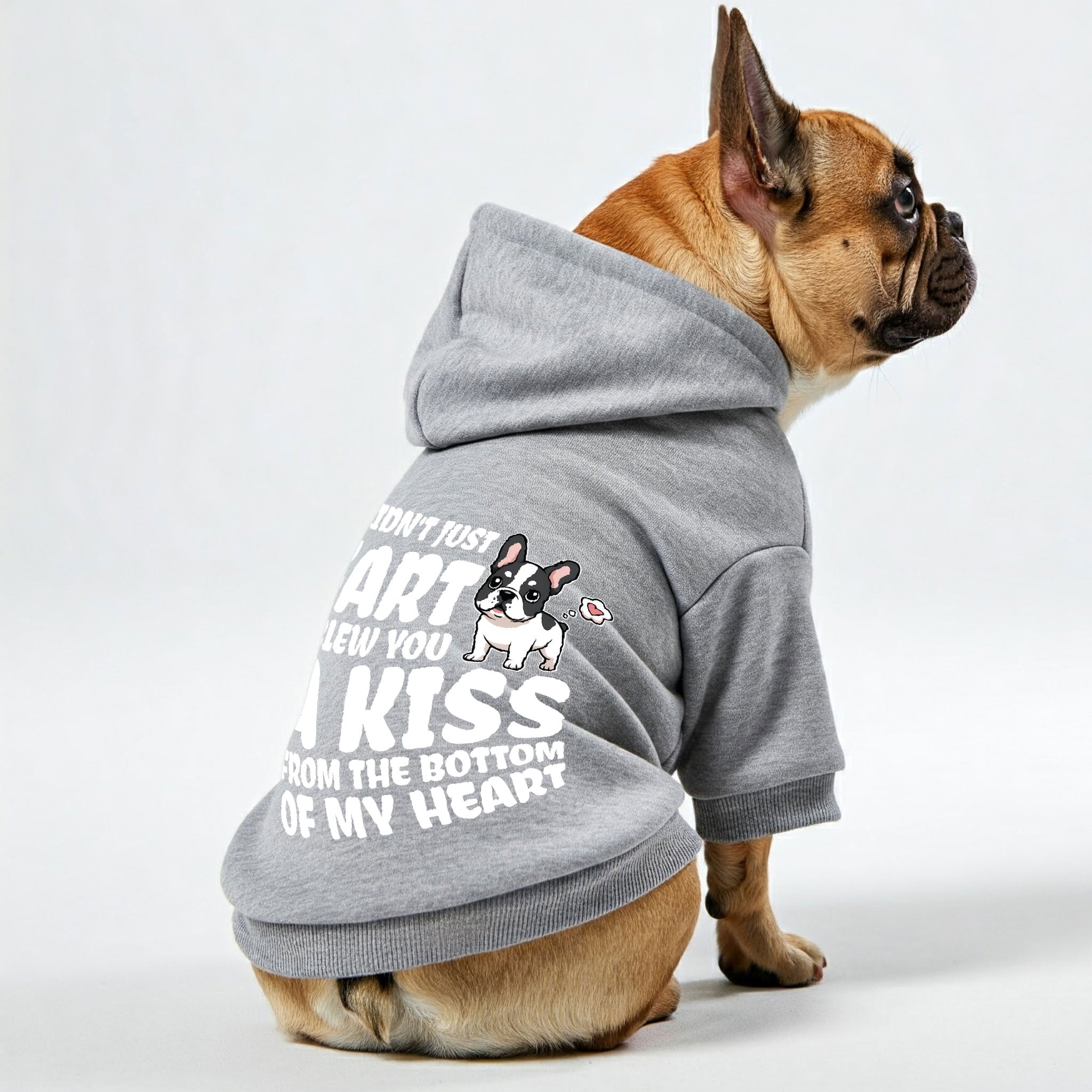 French Bulldog Personalized Cozy Hoodie for Daily Walks-fadou